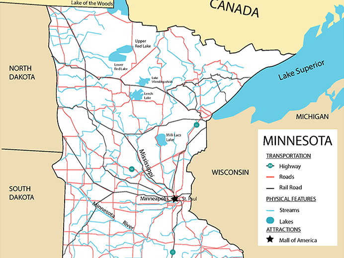 Minnesota Map